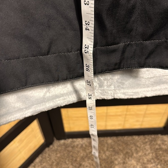 Nine West dress coat women's black lined rain long coat - Picture 11 of 12